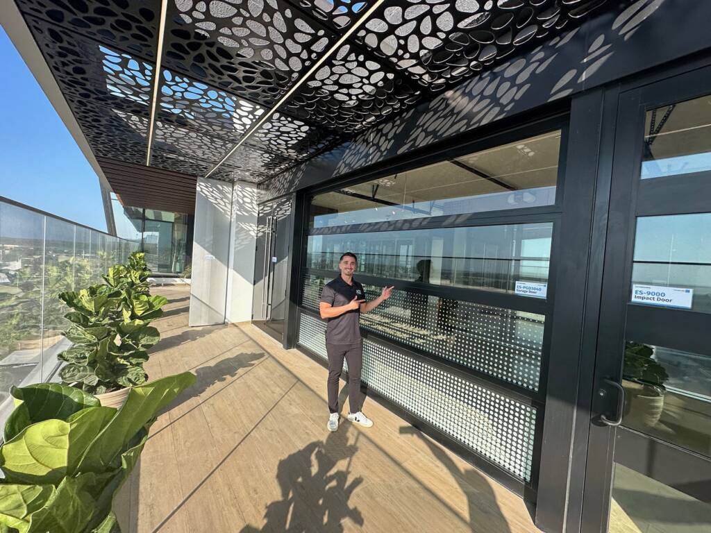 Sergio Showcasing Impact Windows