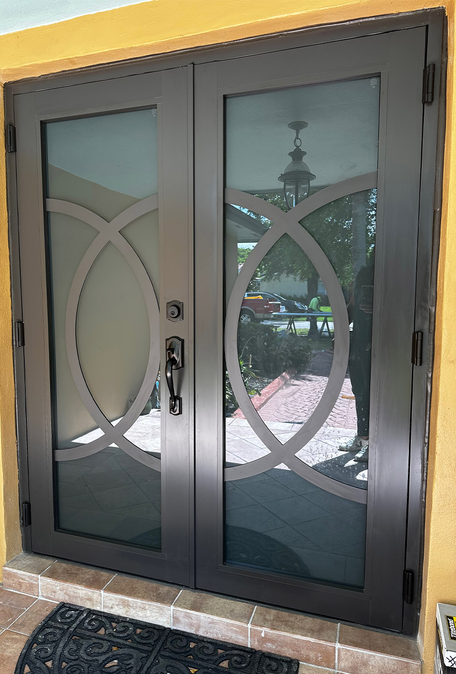 Home With Decorative Impact Doors